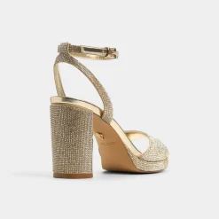 ALDO Platform Heels^Alluring Champagne