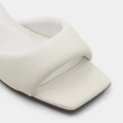 ALDO Mules|Kitten Heels^Aneka White