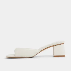 ALDO Mules|Block Heels^Aneky White/Bone