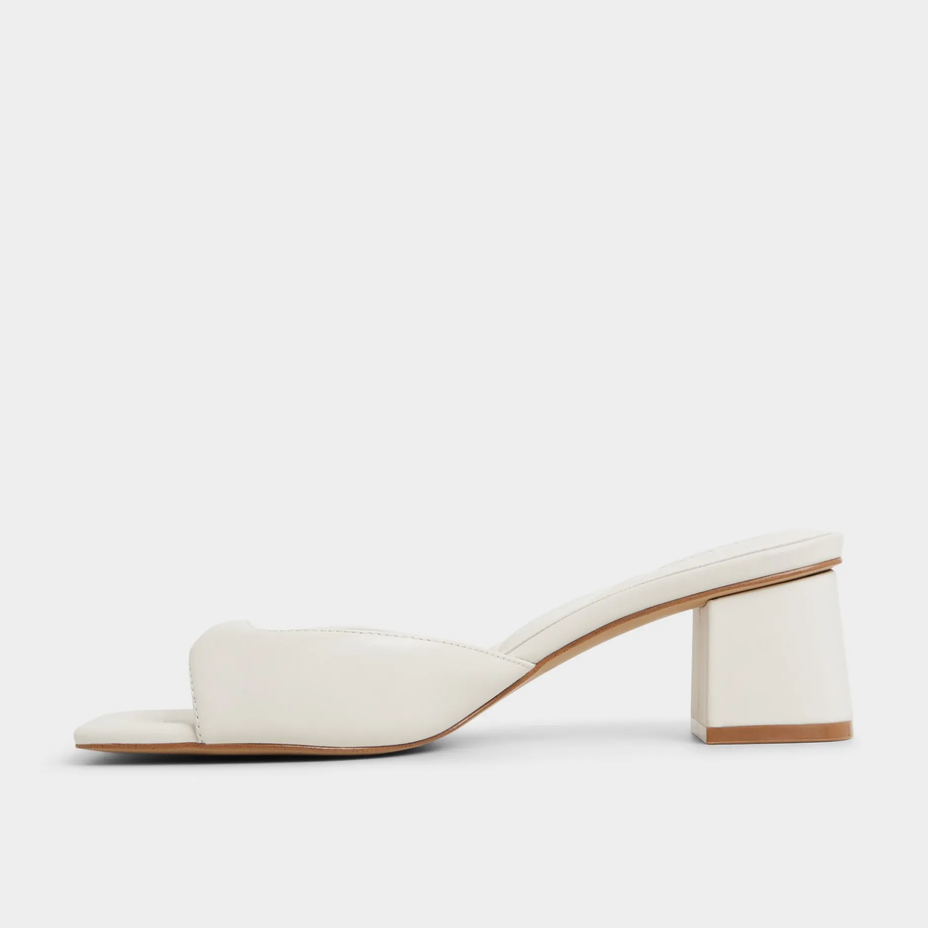 ALDO Mules|Block Heels^Aneky White/Bone