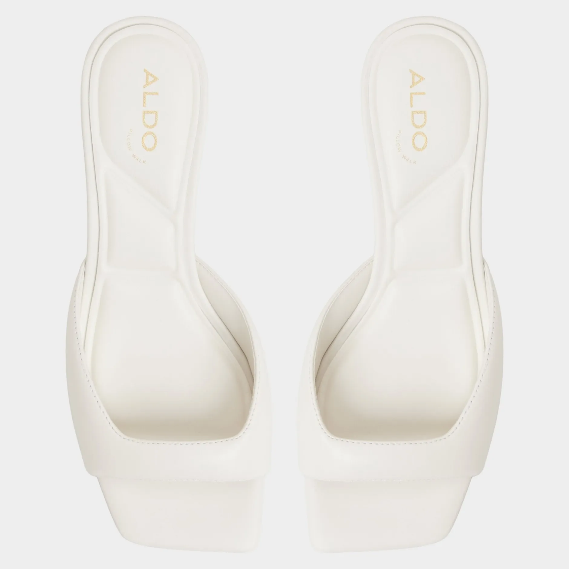 ALDO Mules|Block Heels^Aneky White/Bone