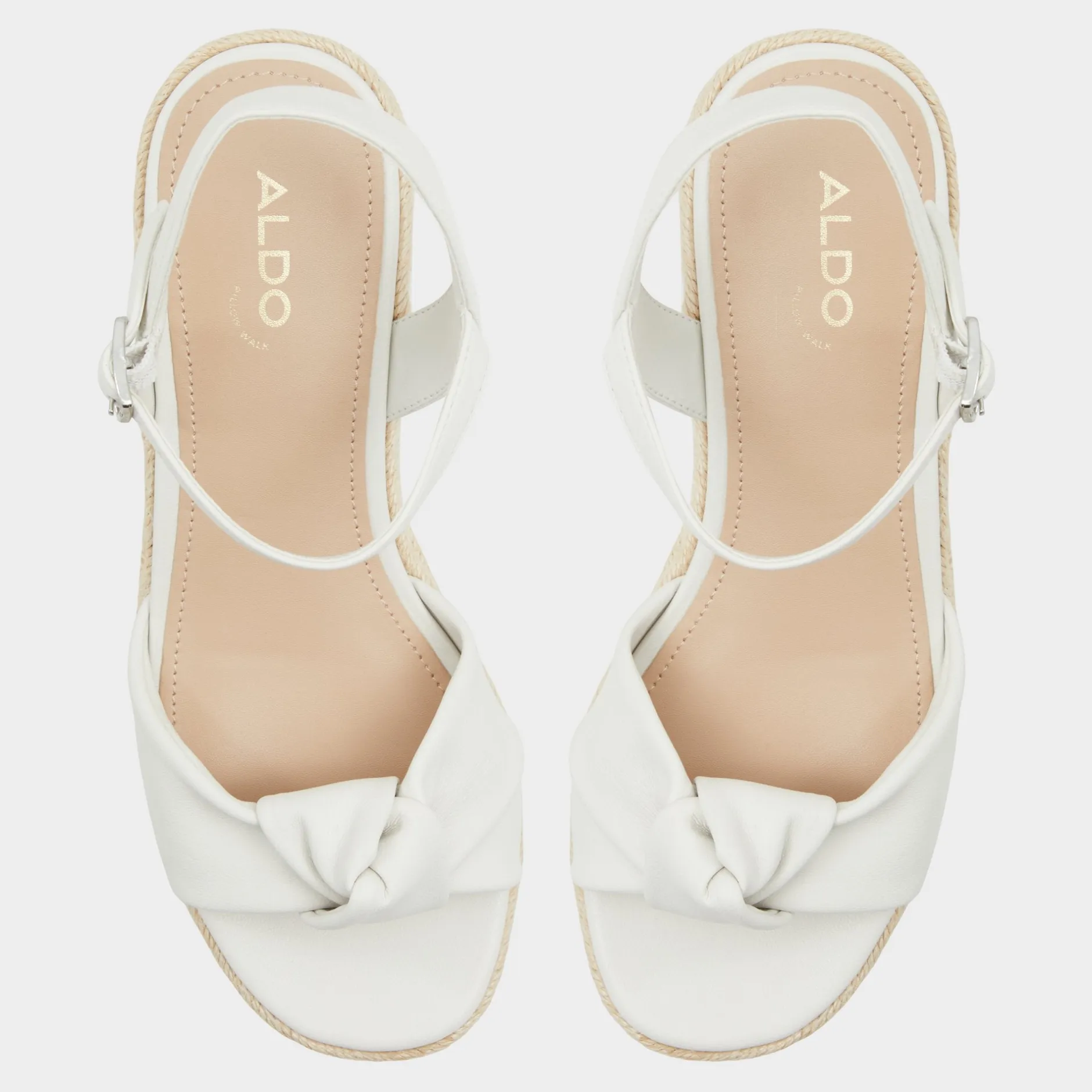 ALDO Wedge Sandals^Annamarie White