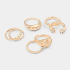 ALDO Accessories|Rings^Anngellica Gold/Clear Multi