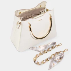 ALDO Bags|Tote & Satchel Bags^Arrayann White