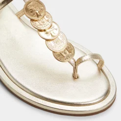 ALDO Flat Sandals^Artemisa Gold