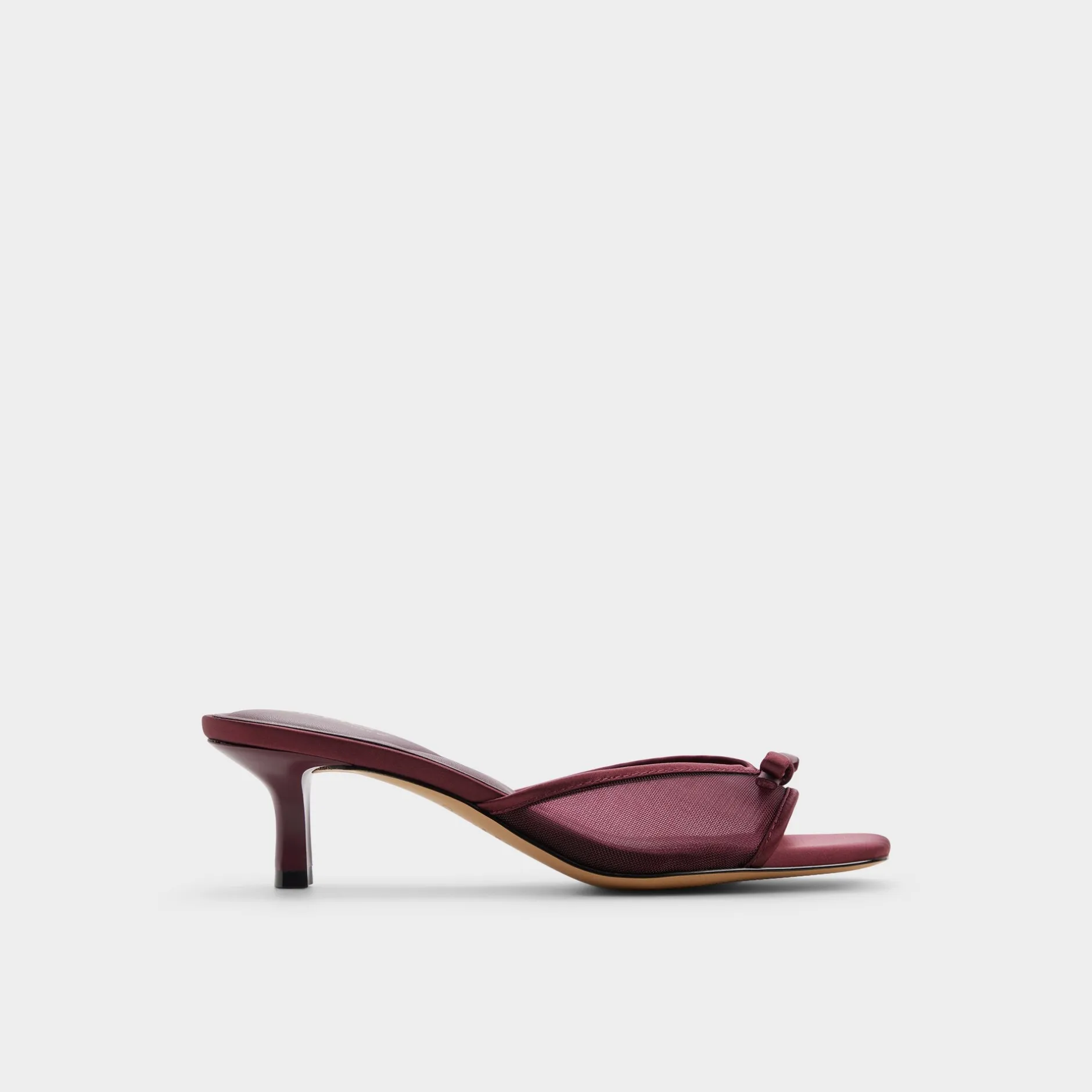 ALDO Mules|Kitten Heels^Begoniaa Bordo