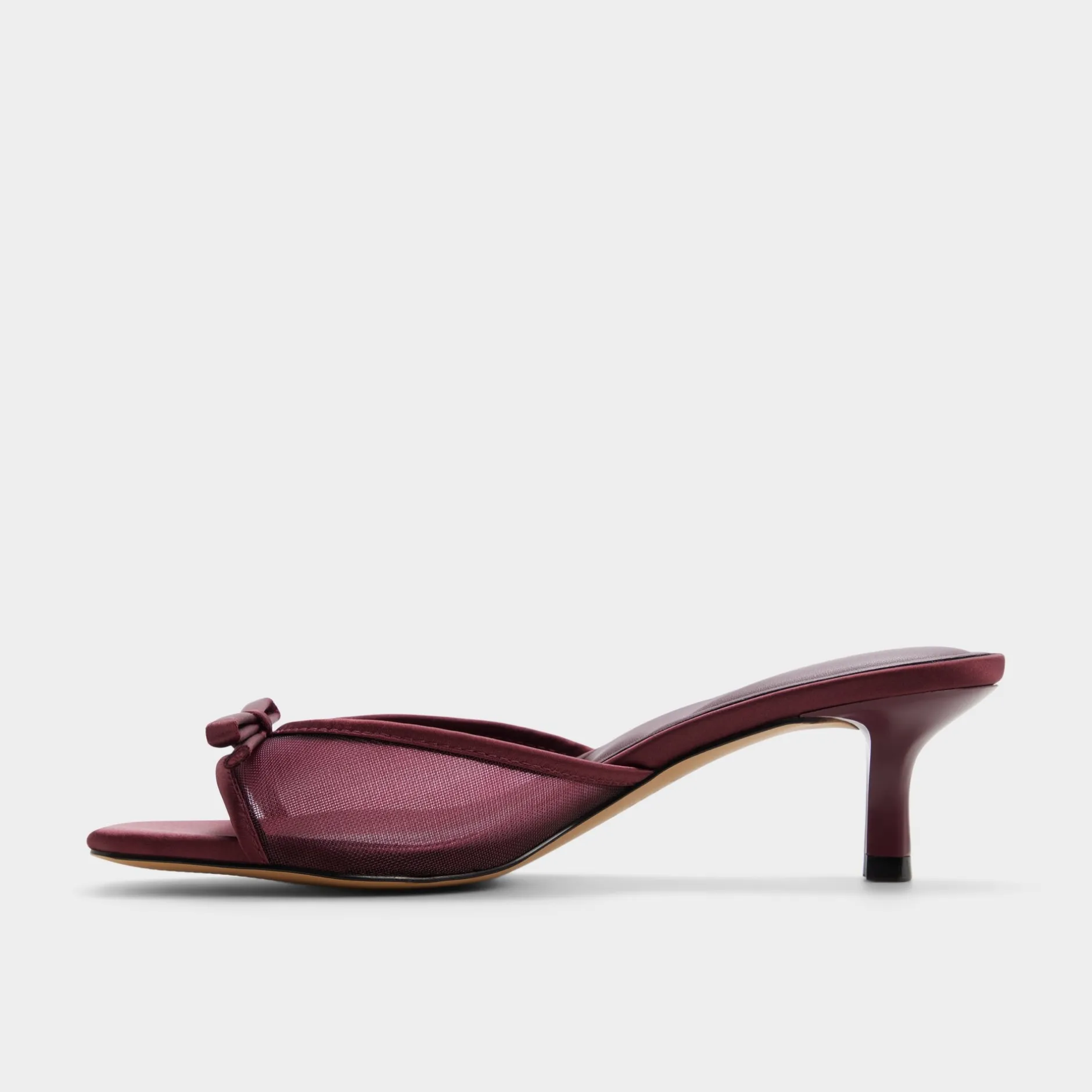 ALDO Mules|Kitten Heels^Begoniaa Bordo