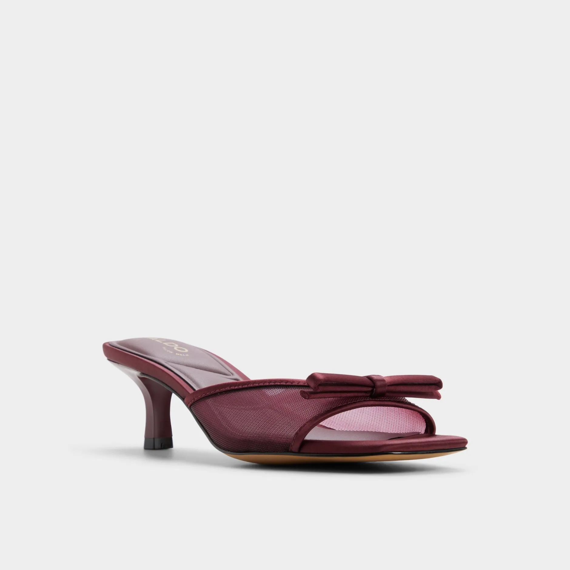 ALDO Mules|Kitten Heels^Begoniaa Bordo