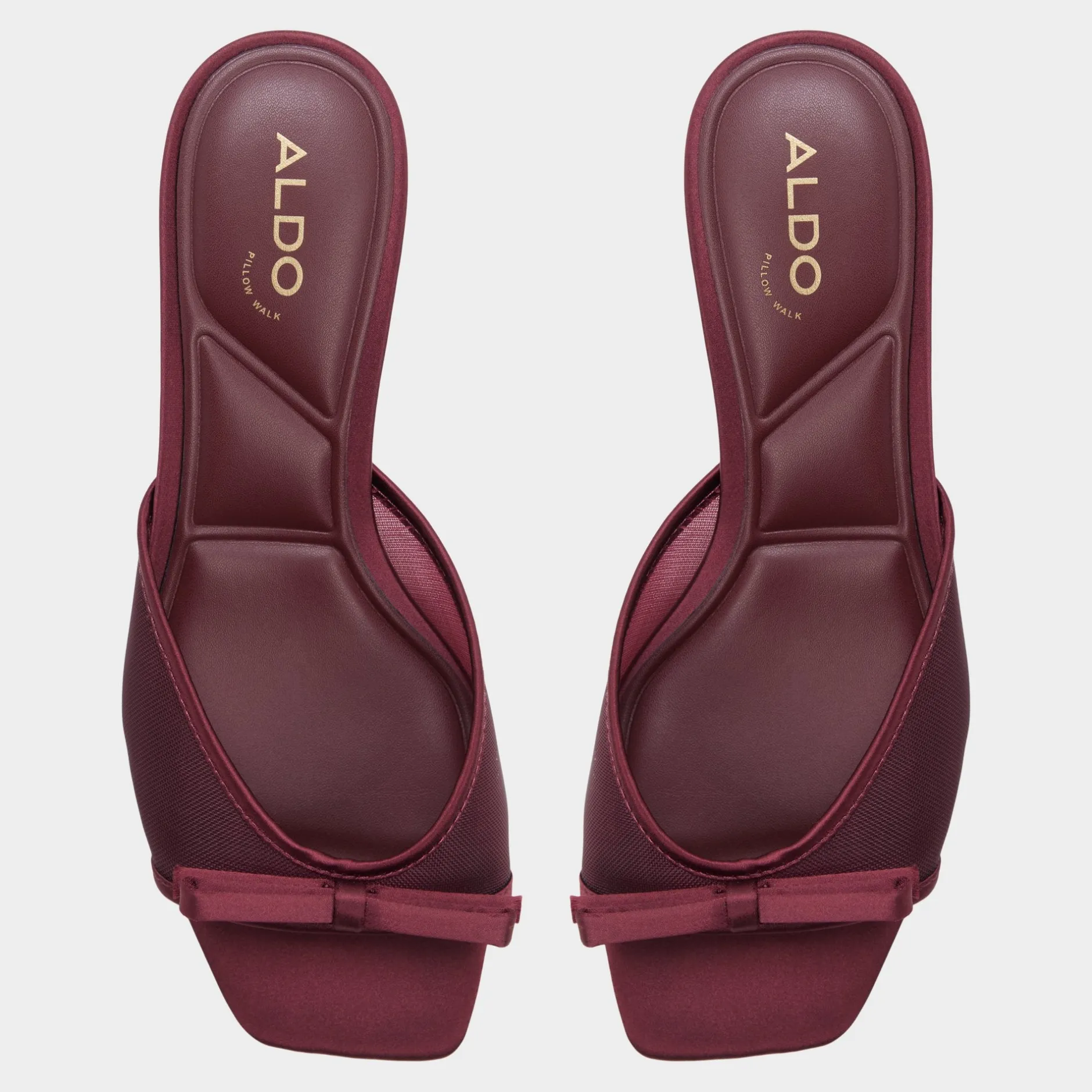 ALDO Mules|Kitten Heels^Begoniaa Bordo
