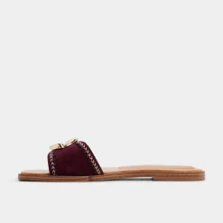ALDO Flat Sandals^Biggin Bordo