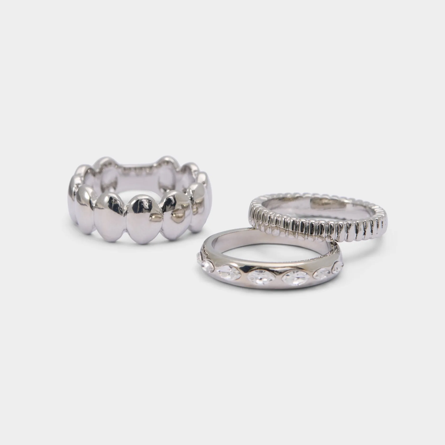 ALDO Accessories|Rings^Bublle Silver/clear multi