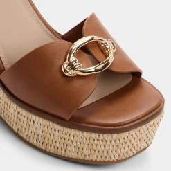 ALDO Wedge Sandals^Carrabririel Medium brown