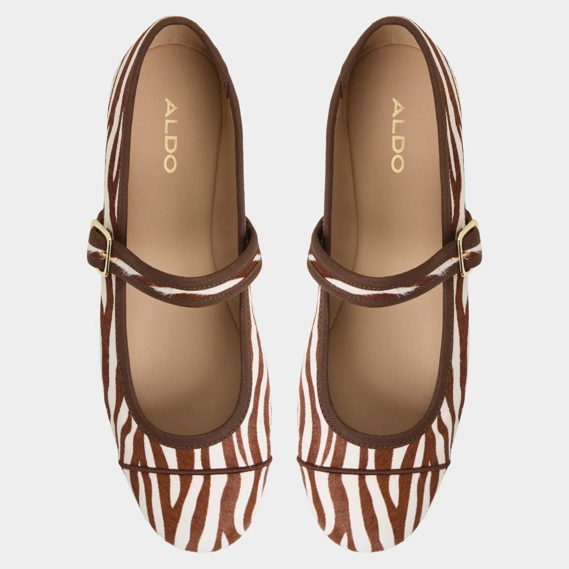 ALDO Ballet Flats^Caylyn White/black