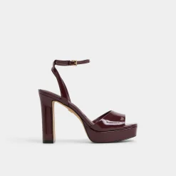 ALDO Platform Heels^Chicgleam Bordo