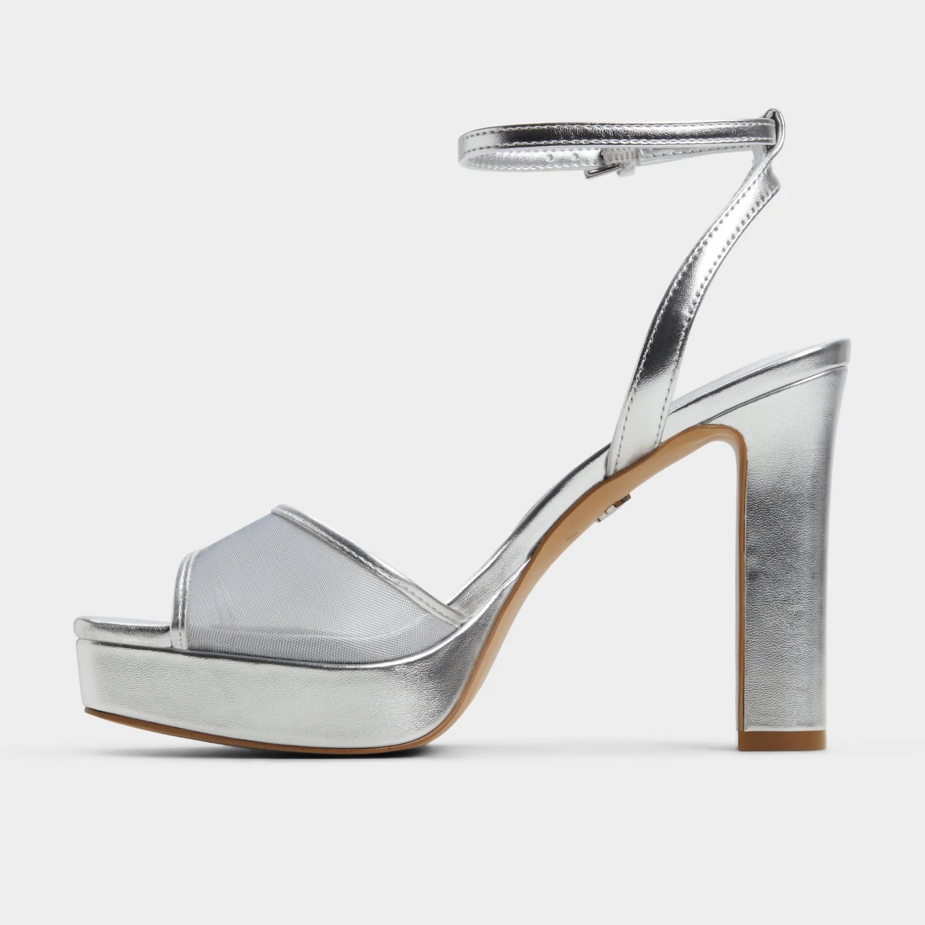 ALDO Platform Heels|Block Heels^Chicglimmer Silver