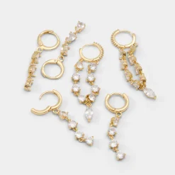 ALDO Accessories|Earrings^Colettee Gold/clear multi