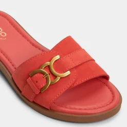 ALDO Flat Sandals^Dallaedar Medium Red