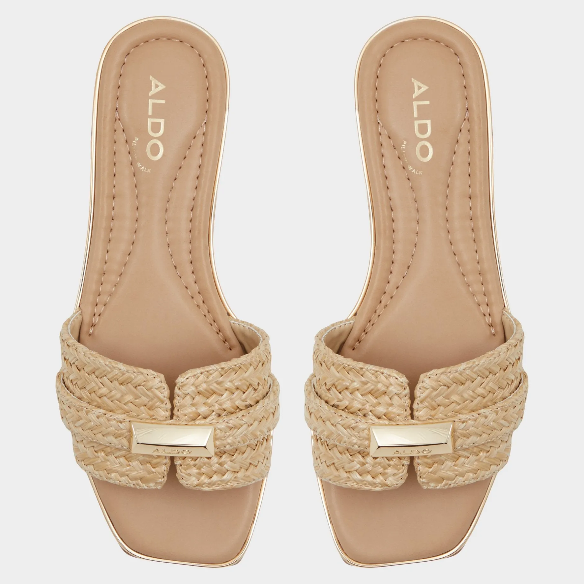 ALDO Flat Sandals^Darine Open natural