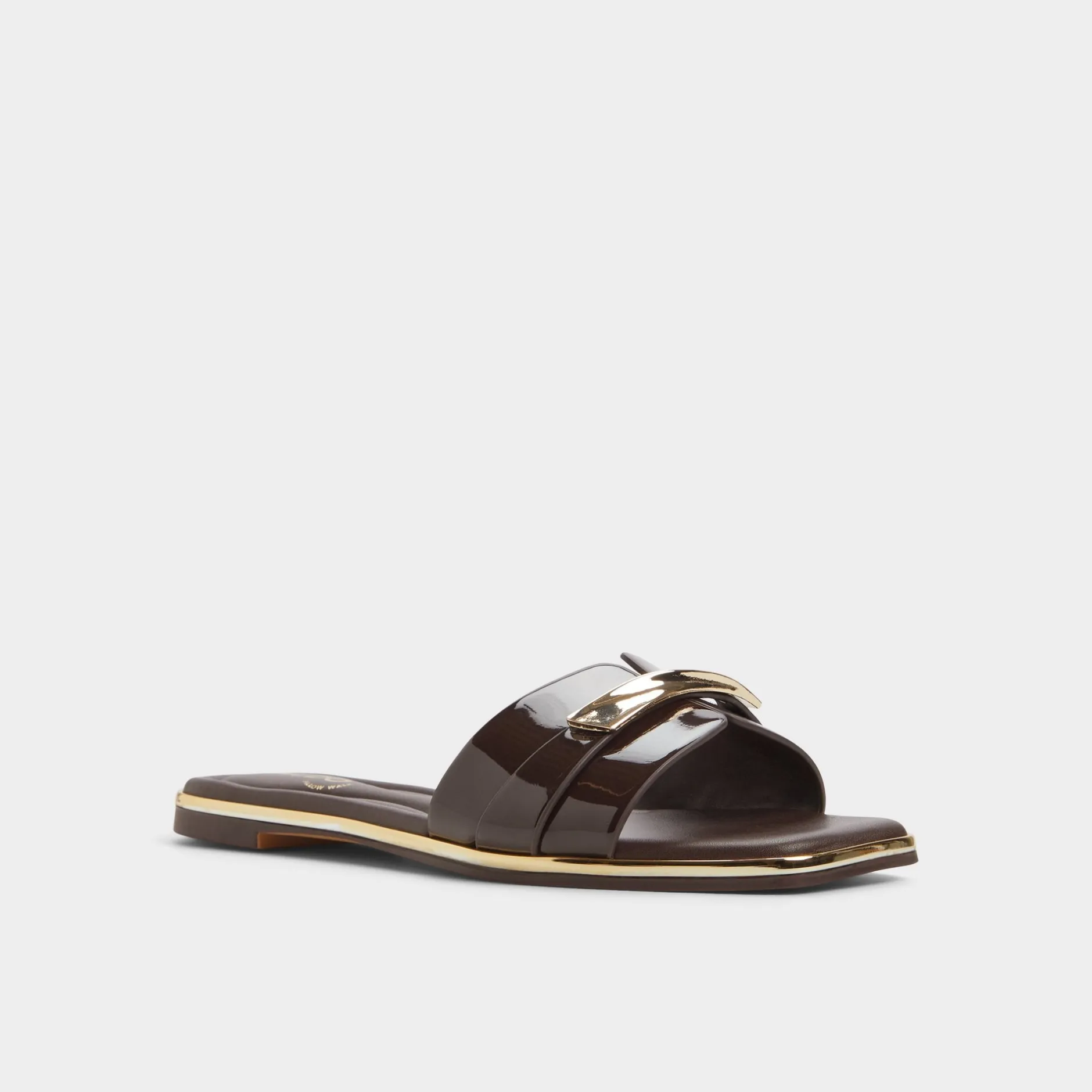 ALDO Flat Sandals^Darlina Medium brown