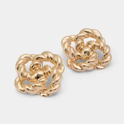 ALDO Accessories|Earrings^Doubleknot Gold
