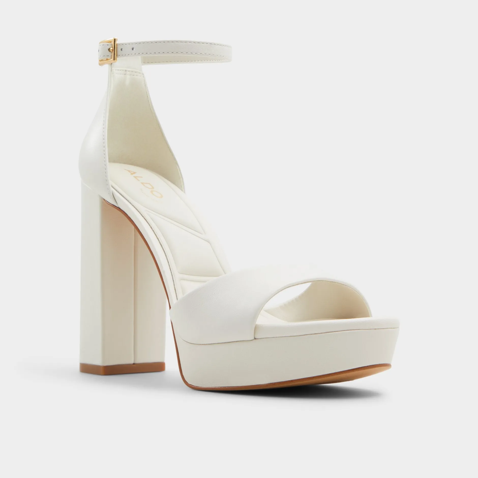 ALDO Block Heels^Enaegyn2.0 White/bone