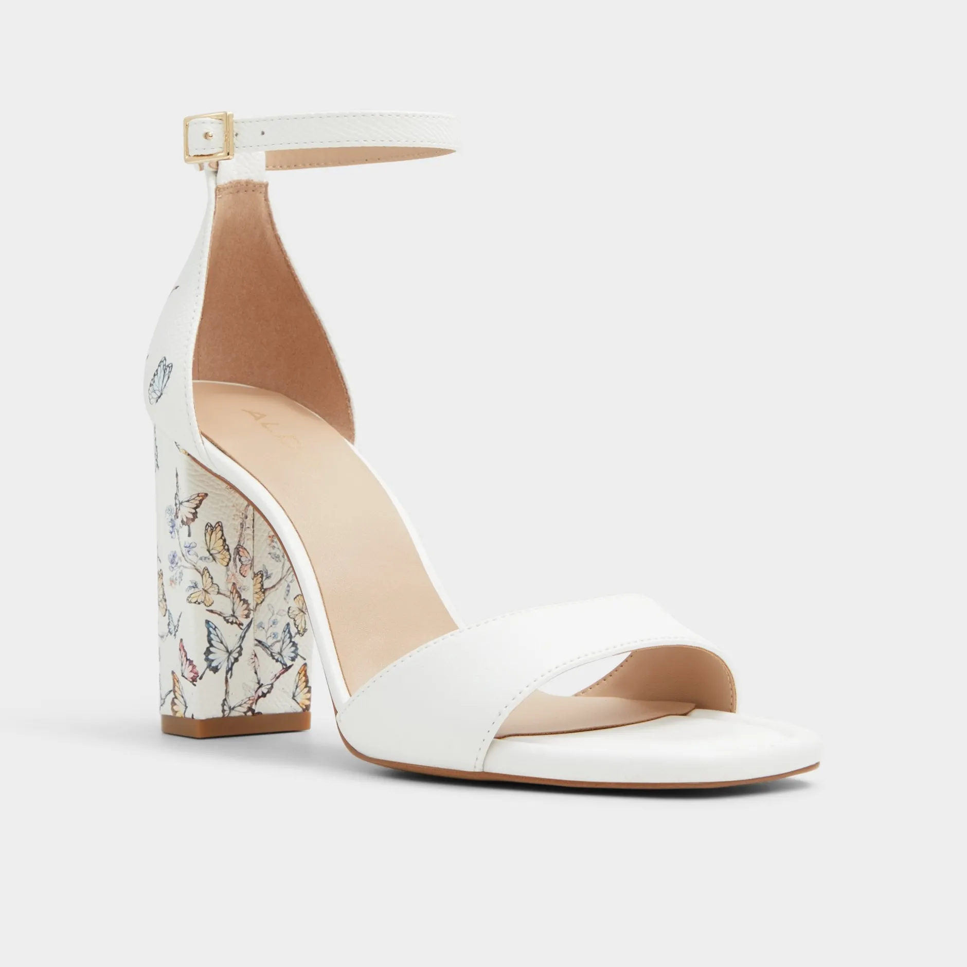 ALDO Block Heels^Enaegyn White Multi