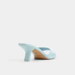 ALDO Mules|Kitten Heels^Enchanting Pastel Blue