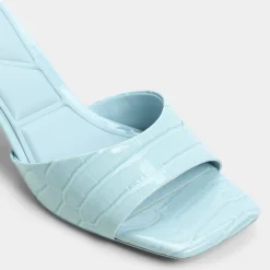 ALDO Mules|Kitten Heels^Enchanting Pastel Blue