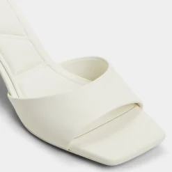 ALDO Mules|Kitten Heels^Enchanting White