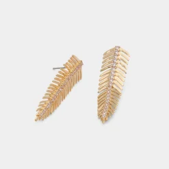 ALDO Accessories|Earrings^Feathers Gold/clear multi