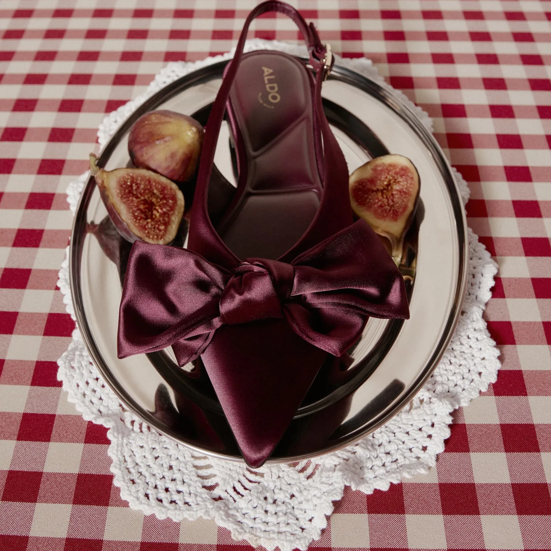 ALDO Ballet Flats^Festive Bordo