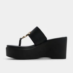 ALDO Flat Sandals^Friegan Black