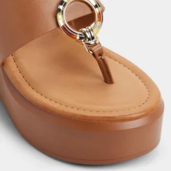 ALDO Flat Sandals^Friegan Medium brown