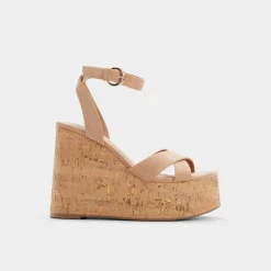 ALDO Wedge Sandals^Gabriana Medium brown
