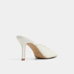 ALDO Mules|Kitten Heels^Gamilia Open White