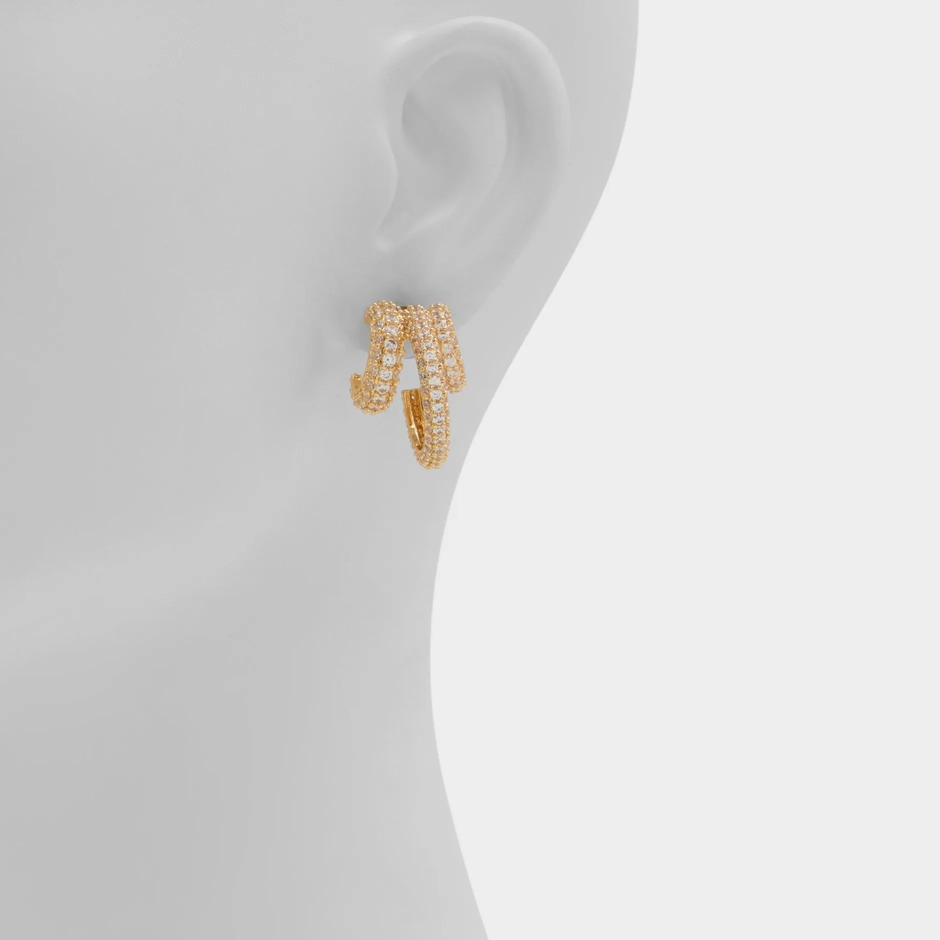 ALDO Earrings^Glitzys Gold/clear multi