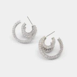 ALDO Accessories|Earrings^Glitzys Silver/clear multi