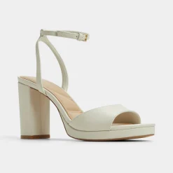 ALDO Platform Heels|Block Heels^Gracious White/Bone