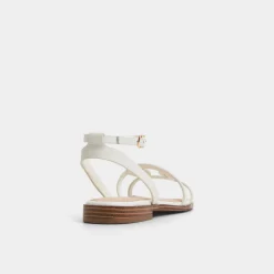 ALDO Flat Sandals^Greengrove White