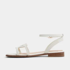 ALDO Flat Sandals^Greengrove White