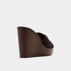 ALDO Wedge Sandals^Grounded Dark brown