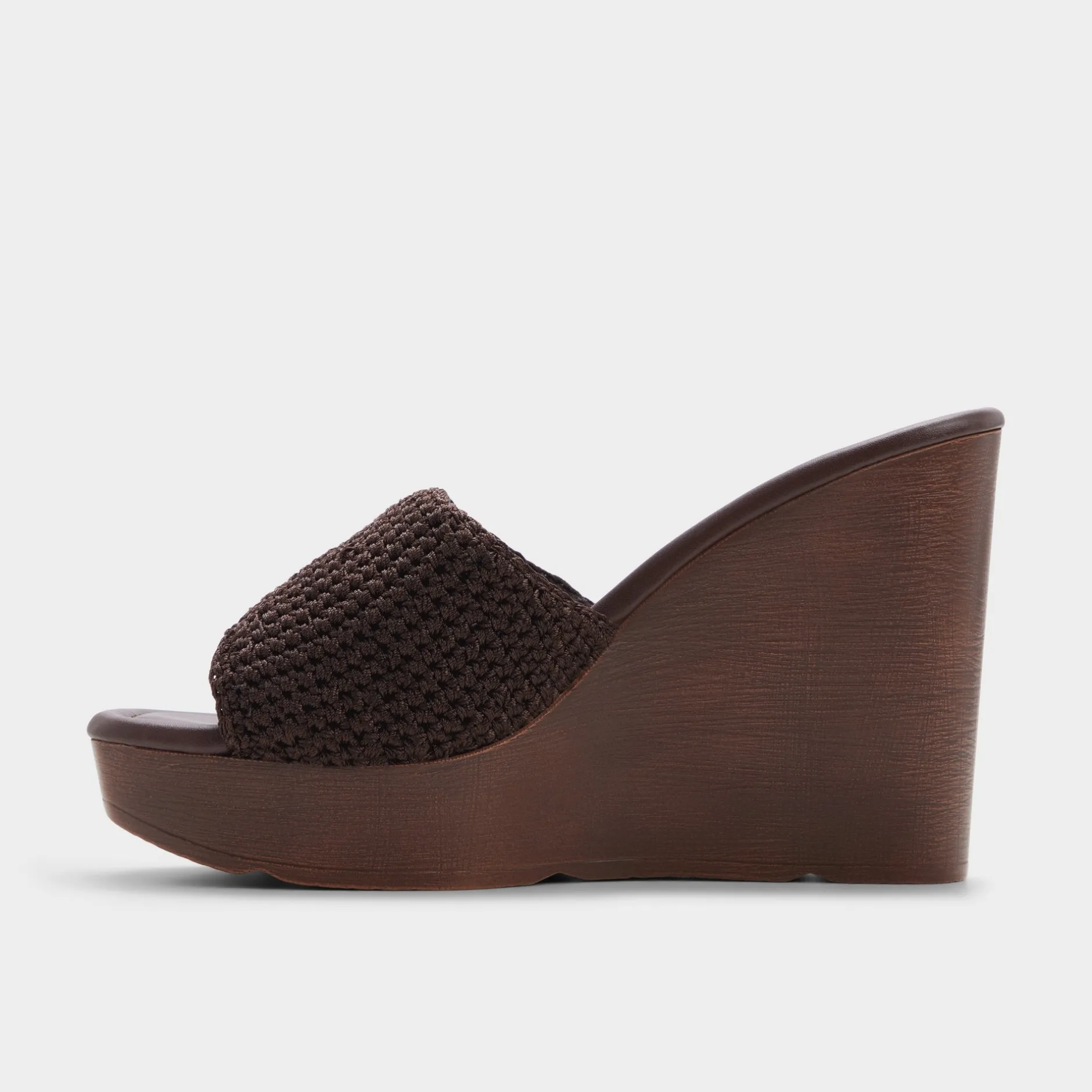 ALDO Wedge Sandals^Grounded Dark brown