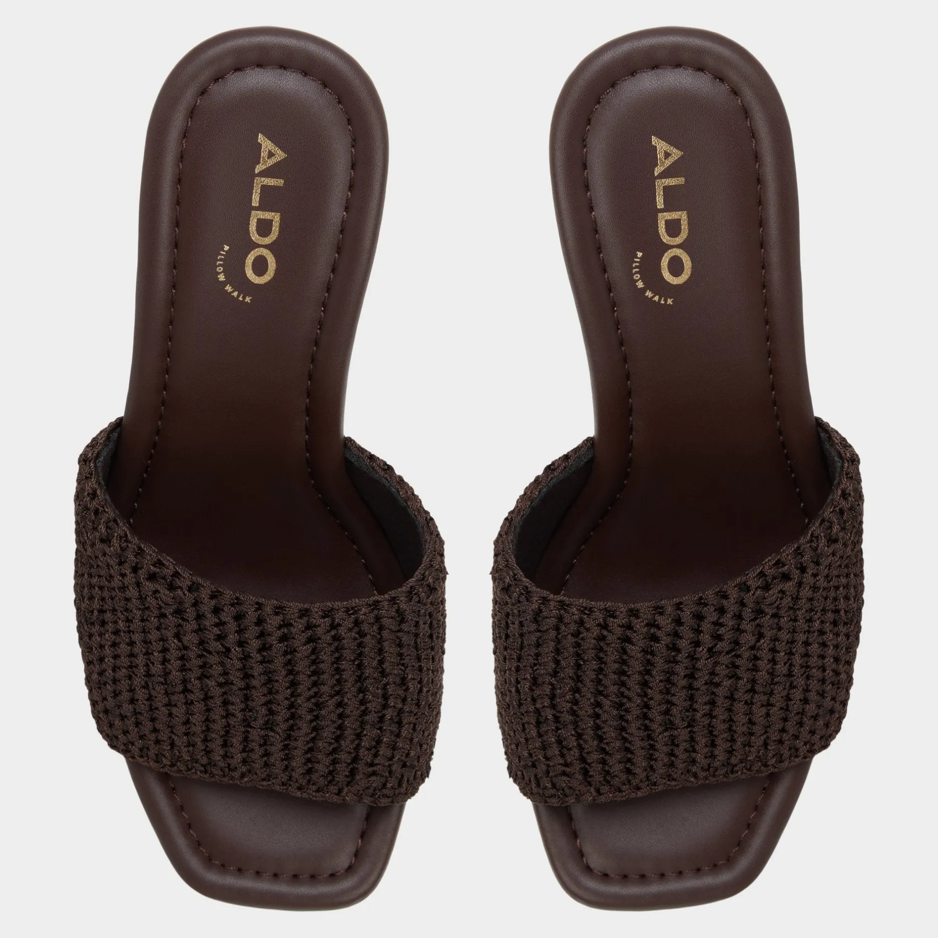 ALDO Wedge Sandals^Grounded Dark brown