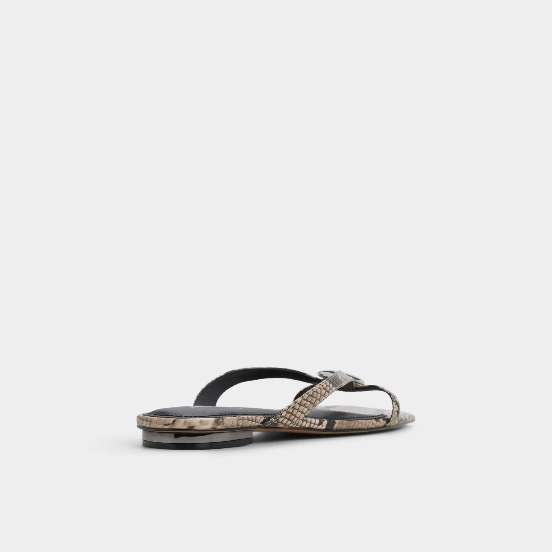 ALDO Flat Sandals^Iliria White/black