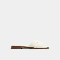 ALDO Flat Sandals^Itsandal White
