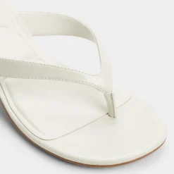 ALDO Thong Sandals|Kitten Heels^Jump White/bone