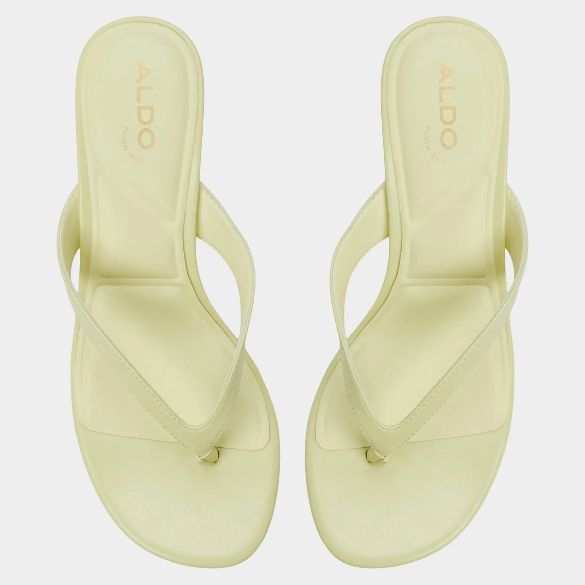 ALDO Thong Sandals|Kitten Heels^Jump Other Yellow