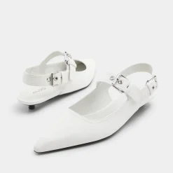 ALDO Slingbacks|Kitten Heels^Kellya White