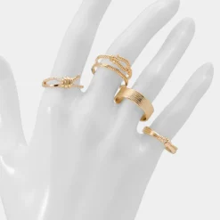 ALDO Accessories|Rings^Knotta Gold/Clear Multi