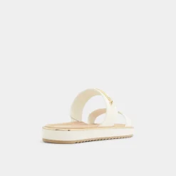 ALDO Flat Sandals^Lagoon White